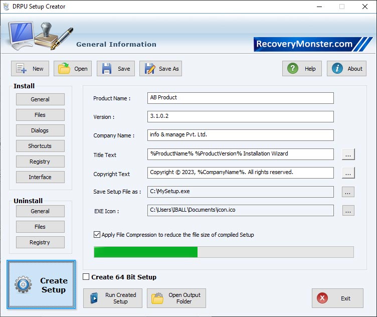 Setup Install Maker Software